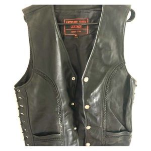 Leather vest